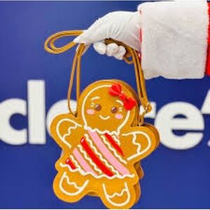 New with tags Claire’s womens crossbody Ginger bread girl purse bag